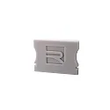 Accessories for LED profile P-AU-02-20 endcaps, 2 items, grey