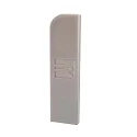 Accessories for LED profile P-AM-02-10 endcaps, 2 items, grey