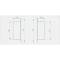 Endkappe C-P-EL-02-10 Set 2 Stk., weiß