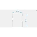 Endkappe C-P-AU-03-12 Set 2 Stk., Kunststoff, grau