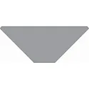 End cap P-AV-05-25 set 2 pcs., silver
