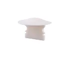 Endcaps f-ET-02-10, 25 mm, 2 items, white
