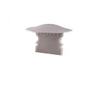 Endcaps f-ET-02-10, 25 mm, 2 items, grey
