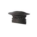 Endkappe F-ET-02-15, 30 mm, 2 Stück, schwarz