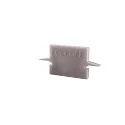 Endcaps H-ET-01-10, 25 mm, 2 items, grey