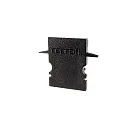 Endcaps H-ET-02-10, 25 mm, 2 items, black
