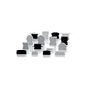  Endkappe H-ET-01-15, 30 mm, 2 Stück, weiß