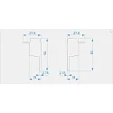 Endkappe H-EL-03-10 Set 2 Stk., grau
