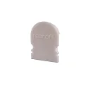 Endcaps R-AU-02-12, 18 mm, 2 items, white