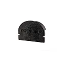 Endcaps R-AU-01-15, 21 mm, 2 items, black