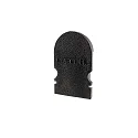 Endcaps R-AU-02-08, 14 mm, 2 items, black