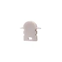 Accessories for LED Profil R-ET-02-05 - endcaps, 2 items, white