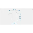 Endkappe R-ET-03-10 Set 2 Stk., grau