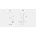 Endkappe R-EL-03-10 Set 2 Stk., grau