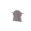 Endcaps L-ET-02-10, 25 mm, 2 items, grey