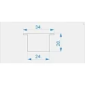 Endkappe C-I-ET-05-15 Set 2 Stk., grau