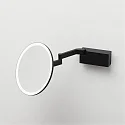 LED Wandkosmetikspiegel VISION R, 5-fache Vergrößerung, 12W, 3000-5000K, 588lm, CRI>95, IP44, schwarz/matt