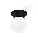 Deckenleuchte GLOBE 20, IP44, E27, Schwarz matt