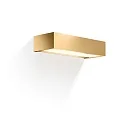 LED Wandleuchte BOX 25 N LED, IP44, 15.8W 3000K 2800lm, dimmbar, Gold matt, 24 Karat