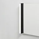 LED Wandleuchte SLAT, IP44, 12W 2700-5000K 550lm, CRi >90, mit Fernbedienung, dimmbar, Schwarz matt