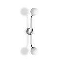 Wall luminaire PEP TWO, G9, IP20, chrome