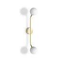 Wandleuchte PEP TWO, IP20, 2-flammig, G9, Gold matt