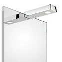 LED Spiegelleuchte FLAT 1 LED, 7W 3000K 370lm, IP44, Chrom