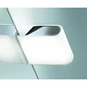 LED Spiegelleuchte BOOK 1-15 LED, 6.2W 3000K 750lm, IP20, Chrom