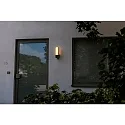 Lutec outdoor wall luminaire CUBA with motion detector, with camera, app control IP44, anthracite dimmable