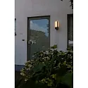 Lutec outdoor wall luminaire CUBA with motion detector, with camera, app control IP44, anthracite dimmable