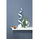 ECO-Light table lamp HELIX 4 flames IP20, white 