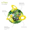 Elobra Rondell WILDNIS TIERWELT, 3x E14, grün