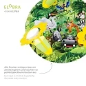 Elobra Rondell WILDNIS TIERWELT, 3x E14, grün