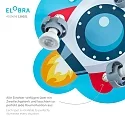 Elobra Rondell RAKETE TECHNIKWELT, 3x GU10, grau/rot