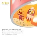 Elobra Hängeleuchte LITTLE ASTRONAUTS SPACE MISSION 25/40, E27, blau