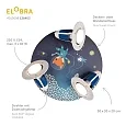 Elobra Rondell LITTLE ASTRONAUTS SPACE MISSION, 3x E14, blue