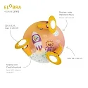 Elobra Rondell LITTLE ASTRONAUTS SPACE MISSION, 3x E14, blue