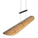 Elobra LED Pendant luminaire COLOMBIA XL, 18W, 3000/4000/5000K, 1800lm, natural aspen oak