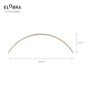Elobra LED Pendant luminaire COLOMBIA XL, 18W, 3000/4000/5000K, 1800lm, natural aspen oak