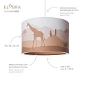 Elobra Hängeleuchte SCANDI ANTARKTIS 25/40, E27, lila