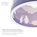 Elobra Pendant luminaire SCANDI SAVANNE 25/40, E27, orange