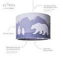 Elobra Pendant luminaire SCANDI SAVANNE 25/40, E27, orange