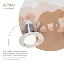 Elobra Rondell SCANDI SAVANNE, 3x E14, orange