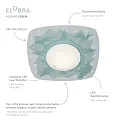 Elobra LED Deckenleuchte SCANDI ,,SAVANNE