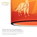 Elobra Hängeleuchte DINOS 25/40, E27, grün