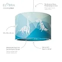 Elobra Hängeleuchte DINOS 25/40, E27, grün