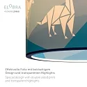 Elobra Hängeleuchte DINOS 25/40, E27, grün