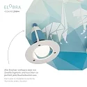 Elobra Rondell DINOS, 3x E14, blue