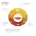 Elobra LED Ceiling luminaire DINOS LED board + 20 LED, 11W, 3000K, blue