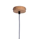 Elobra pendant luminaire CUBA 1 E14, oak natural